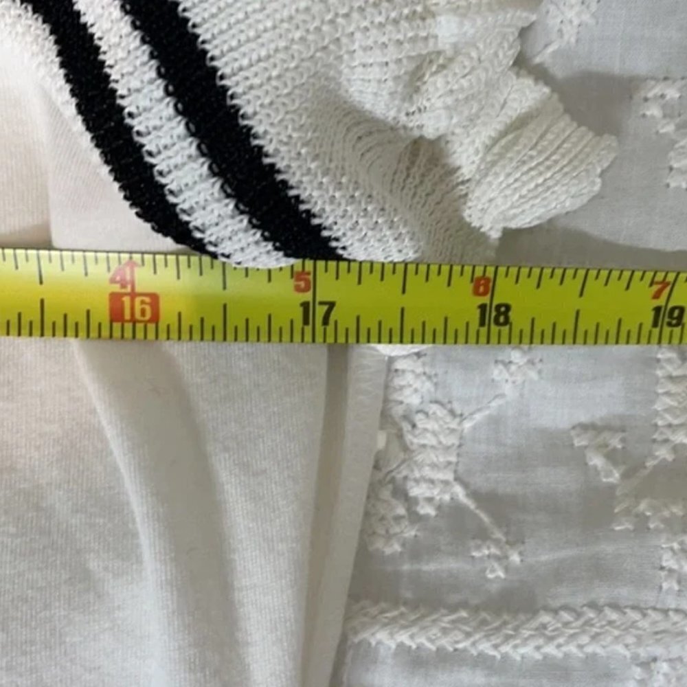 CAbi Topspin Ruffle Crochet Tank Top - Picture 8 of 9